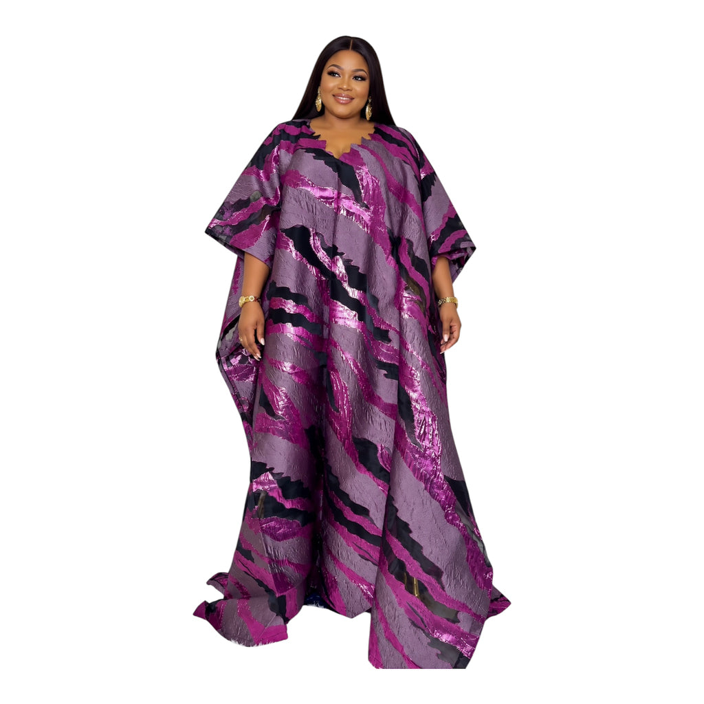 Exquisite Organza boubou with Satin inner.