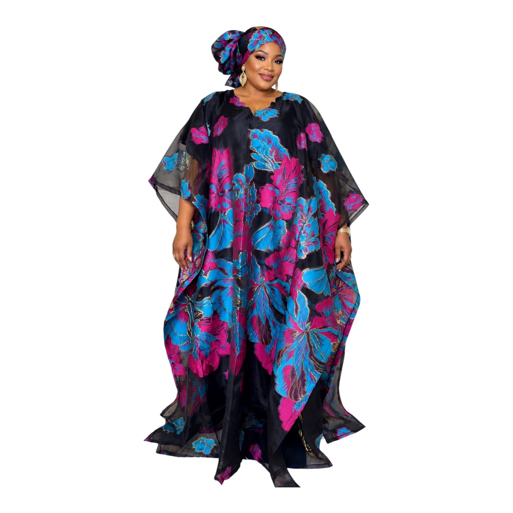 Organza Brocade kaftan