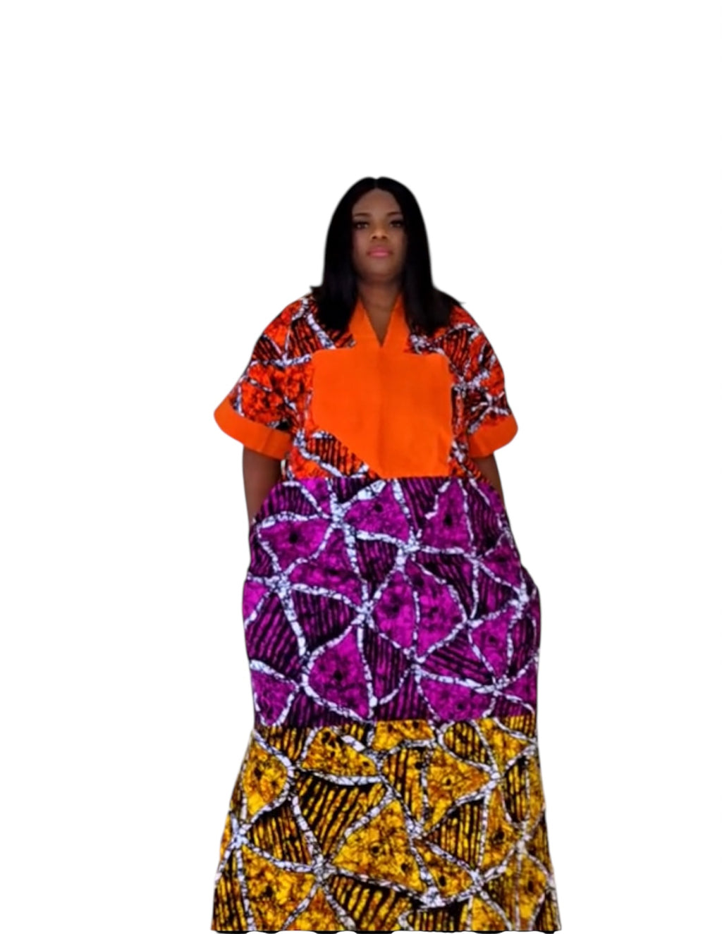 Mix match Ankara dress