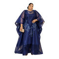 Exquisite Organza Satin boubou Kaftan