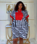 Ankara midi dress
