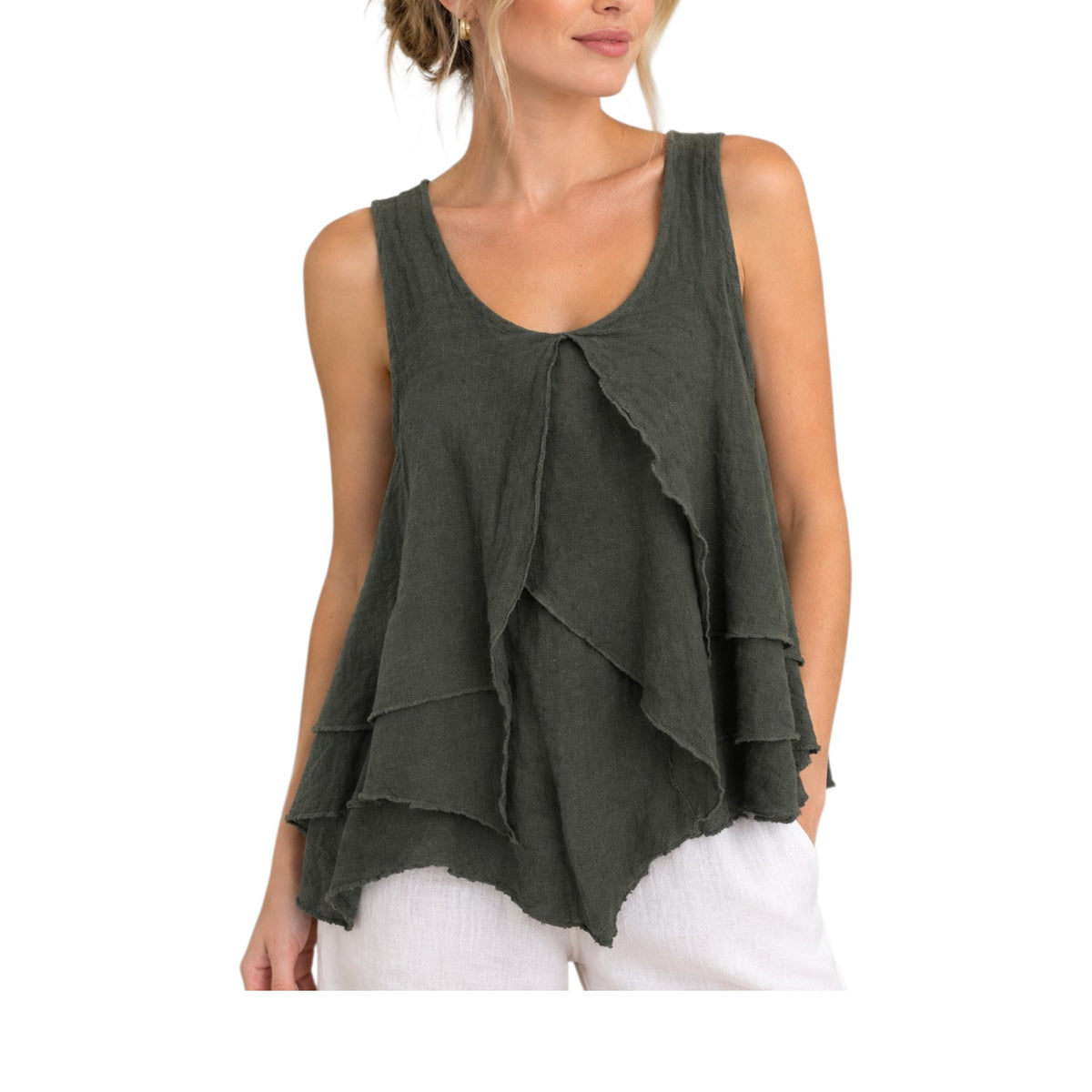 Pure Linen Women Top