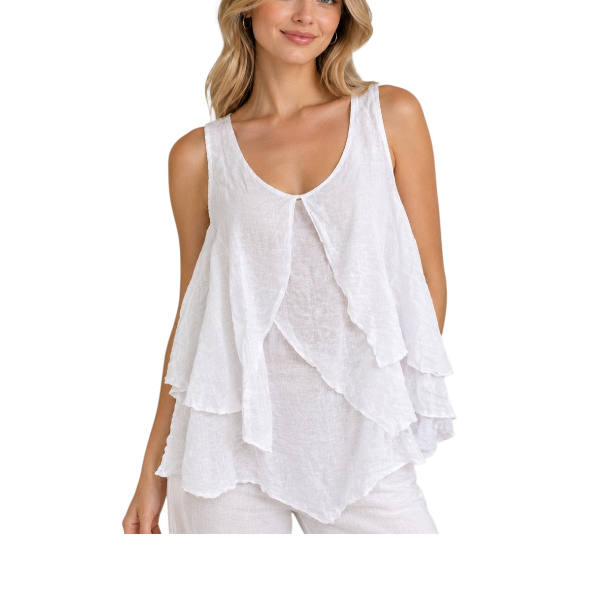 Pure Linen Women Top