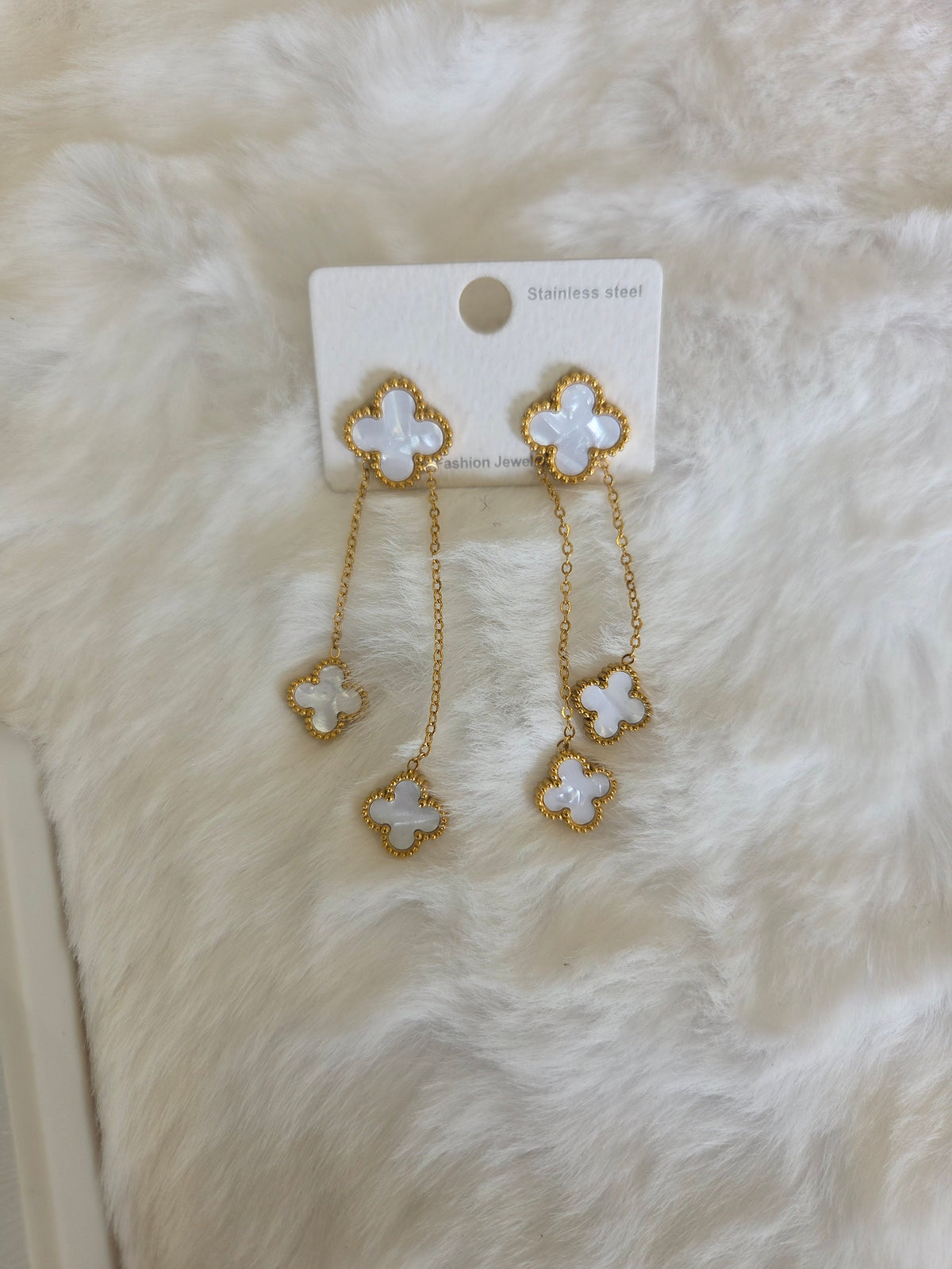 Stainless steel multiple Clover Earings